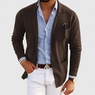 Maxence | Blazer Homme Chaud Doublé Coupe Fluide Élégante et Décontractée - Marron