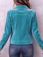 Ines Paris | Veste en velours femme vintage à boutons