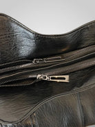 Sidonie | Grand Sac Cabas Femme Effet Cuir à Poches Zippées - vue 3