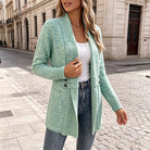 Ines Paris | Cardigan femme croisé en maille douce à boutons