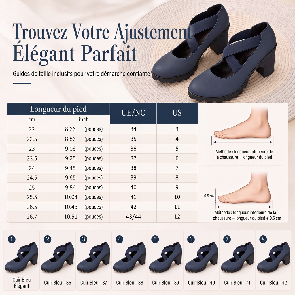 Ines Paris | Chaussures Mary Jane femme talon bloc plateforme