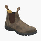 Sylvain | Boots Chelsea Effet Cuir à Élastiques Latéraux Homme - Marron mat