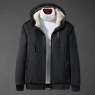 Théodore | Blouson Homme à Capuche Doublé Sherpa Aspect Suédine - vue 3