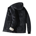 Théodore | Blouson Homme à Capuche Doublé Sherpa Aspect Suédine - vue 7