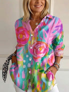 Ines Paris | Blouse femme imprimée colorée coupe fluide