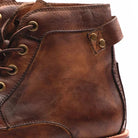 Vincent | Bottines à Lacets Homme Effet Cuir avec Patte à Boucle - vue 7